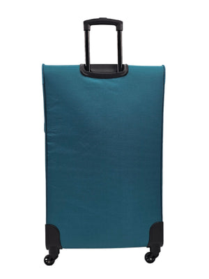 Soft Case Suitcase 4 Wheels Zipped Compartments-TruClothing