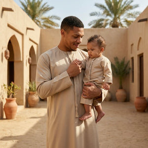TT-001 - Baby Toddler Tassel Emirati Omani Thobe-TruClothing