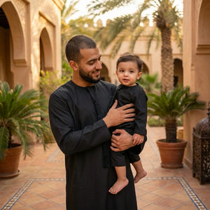 TT-001 - Baby Toddler Tassel Emirati Omani Thobe-TruClothing