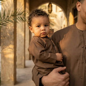 TT-001 - Baby Toddler Tassel Emirati Omani Thobe-TruClothing