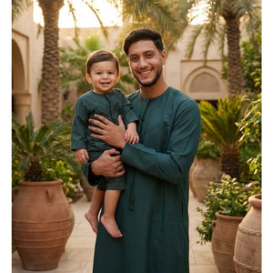 TT-001 - Baby Toddler Tassel Emirati Omani Thobe-TruClothing