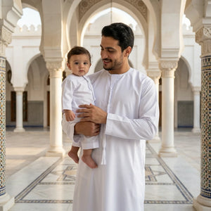 TT-001 - Baby Toddler Tassel Emirati Omani Thobe-TruClothing