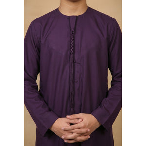 TT-001 - Boy's Emirati Thobe Islamic Clothing String Tassel-TruClothing