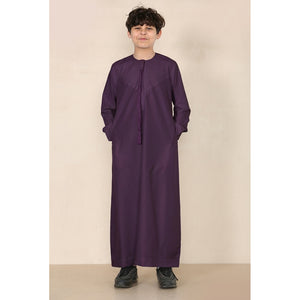 TT-001 - Boy's Emirati Thobe Islamic Clothing String Tassel-TruClothing