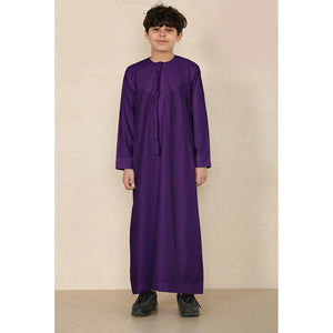 TT-001 - Boy's Emirati Thobe Islamic Clothing String Tassel-TruClothing