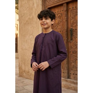 TT-001 - Boy's Emirati Thobe Islamic Clothing String Tassel-TruClothing