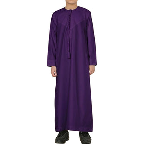 TT-001 - Boy's Emirati Thobe Islamic Clothing String Tassel-TruClothing