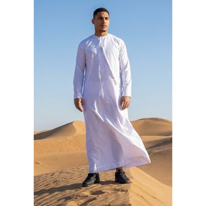 TT-001 - Men's Emirati Thobe Islamic Clothing String Tassel-TruClothing
