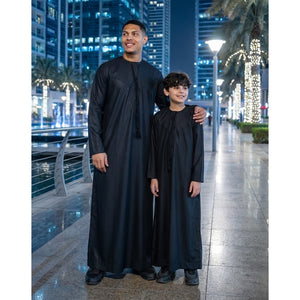 TT-001 - Men's Emirati Thobe Islamic Clothing String Tassel-TruClothing