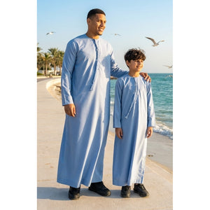 TT-001 - Men's Emirati Thobe Islamic Clothing String Tassel-TruClothing