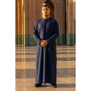 TT-001 - Men's Emirati Thobe Islamic Clothing String Tassel-TruClothing
