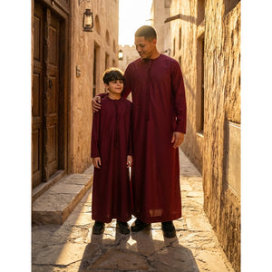 TT-001 - Men's Emirati Thobe Islamic Clothing String Tassel-TruClothing