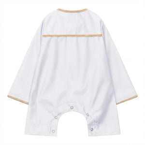 TT-003 - Baby Toddler Emirati Omani Gold Tassel Romper Thobe-TruClothing