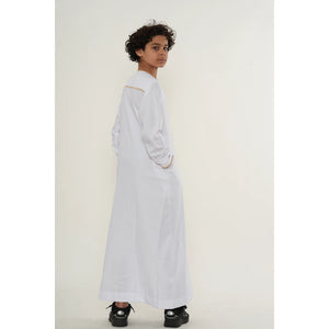 TT-003 - Boy's Emirati Omani Gold Tassel Embroidery Thobe-TruClothing