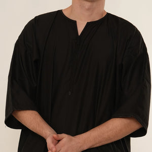 TT-006 - Men's Emirati Omani Half Sleeve Thobe-TruClothing
