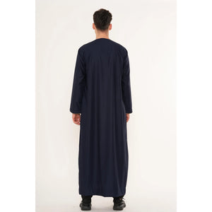 TT-007 - Men's Emirati Omani Gold Embroidery Thobe-TruClothing
