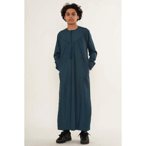 TT-008 - Boy's Emirati Omani Tassel Thobe-TruClothing