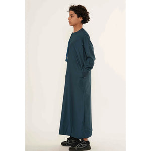 TT-008 - Boy's Emirati Omani Tassel Thobe-TruClothing