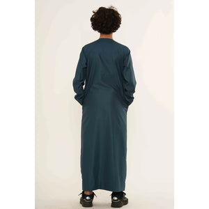 TT-008 - Boy's Emirati Omani Tassel Thobe-TruClothing