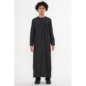TT-008 - Boy's Emirati Omani Tassel Thobe-TruClothing