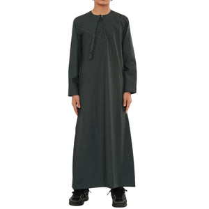 TT-008 - Boy's Emirati Omani Tassel Thobe-TruClothing