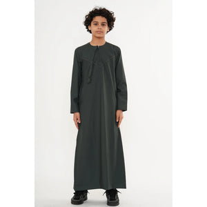 TT-008 - Boy's Emirati Omani Tassel Thobe-TruClothing