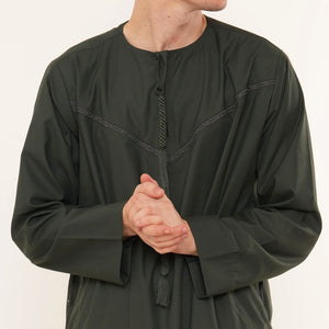 TT-008 - Men's Emirati Omani Arab Tassel Thobe-TruClothing