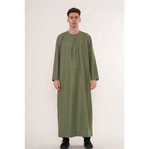 TT-008 - Men's Emirati Omani Arab Tassel Thobe-TruClothing
