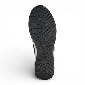 Women's Black Gold Platform Zip Lace-Up Sneakers
