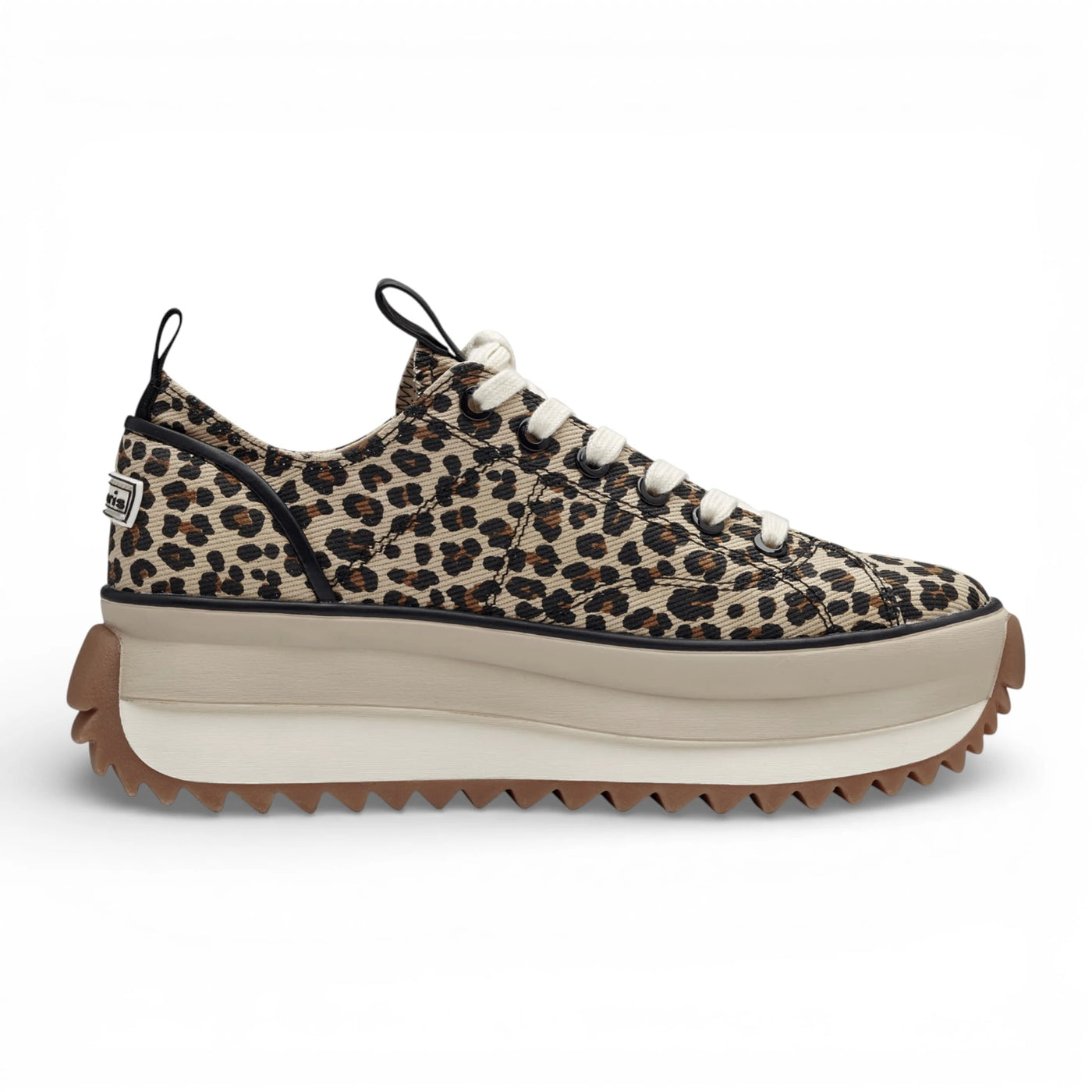 Women's Platform Brown Beige Sneakers