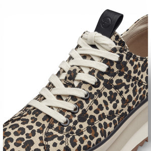 Women's Platform Brown Beige Sneakers
