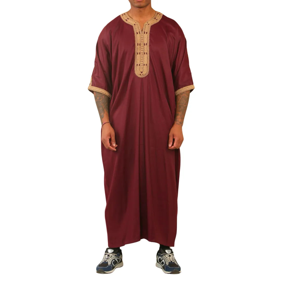 HM63_thobe_Maroon-Gold_52, HM63_thobe_Maroon-Gold_54, HM63_thobe_Maroon-Gold_56, HM63_thobe_Maroon-Gold_58, HM63_thobe_Maroon-Gold_60, HM63_thobe_Maroon-Gold_62