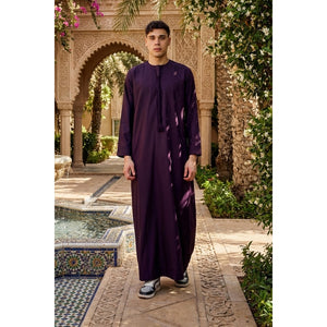 TT-001 - Men's Emirati Thobe Islamic Clothing String Tassel-TruClothing