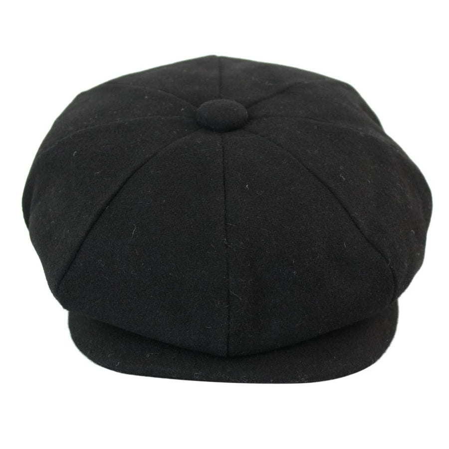 Boys Wool Blend Newsboy Hat Flat Cap-TruClothing