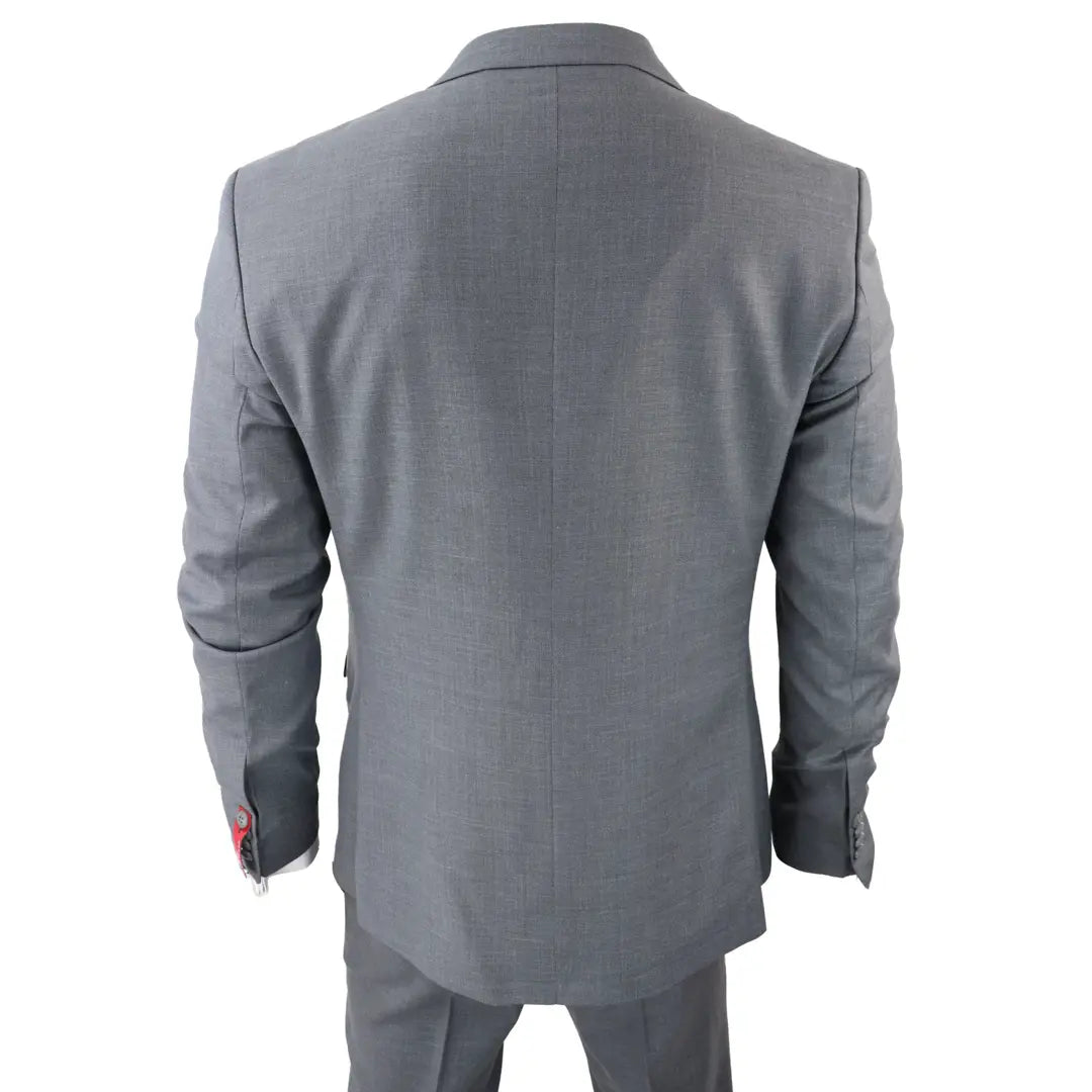 James - Men's 3 Piece Grey Classic Suit