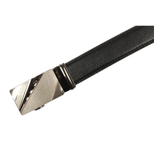 Men’s Leather Automatic Click Buckle Adjustable Ratchet Belt-TruClothing