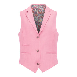 TP-16 - Women's 3 Piece Plain Pink Suit-TruClothing