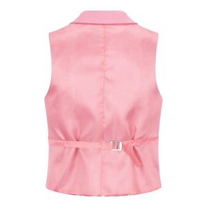 TP-16 - Women's 3 Piece Plain Pink Suit-TruClothing