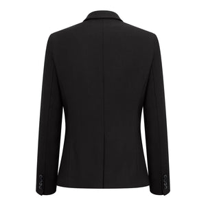 TPW-13 - Women's 3 Piece Plain Black Suit-TruClothing