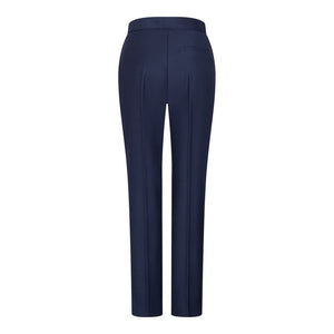 TPW-14 - Women's 3 Piece Plain Navy Blue Suit-TruClothing