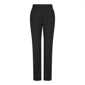 TPW-38 - Women's 3 Piece Black Pinstripe Suit