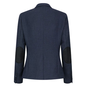 TPW-AK-04 - Women's Navy 3 Piece Herringbone Tweed Suit-TruClothing