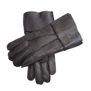 Unisex Napa Leather Wool Shearling Lined Gloves-TruClothing