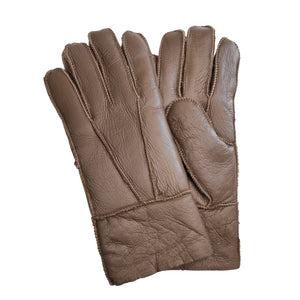 Unisex Napa Leather Wool Shearling Lined Gloves-TruClothing