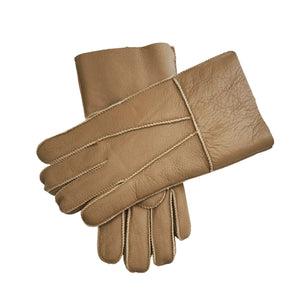 Unisex Napa Leather Wool Shearling Lined Gloves-TruClothing