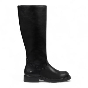 Blessing - Botas altas de mujer efecto cuero negras
