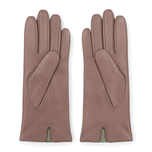 Women's Genuine Leather Decorative Buttons Gloves-TruClothing