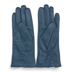 Women's Genuine Leather Decorative Buttons Gloves-TruClothing