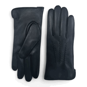 Women’s Genuine Leather Wool Lined Touchscreen Gloves-TruClothing