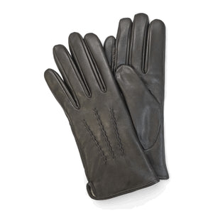 Women’s Genuine Leather Wool Lined Touchscreen Gloves-TruClothing